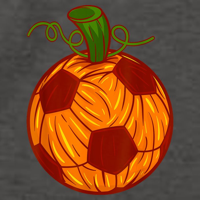Funny Pumpkin Soccer Ball Halloween Vector Backpack