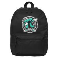 Funny Pi Symbol Dabbing Math Teacher Pi Day 16 in Basic Backpack