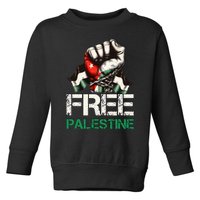 Free Palestine Save Gaza Strip Palestine Flag Toddler Sweatshirt