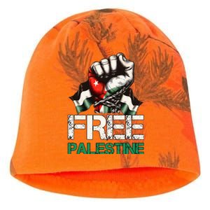 Free Palestine Save Gaza Strip Palestine Flag Kati - Camo Knit Beanie