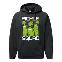 Funny Pickle Squad Novelty Gift Big Dill Gang Lover Performance Fleece Hoodie