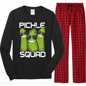 Funny Pickle Squad Novelty Gift Big Dill Gang Lover Long Sleeve Pajama Set