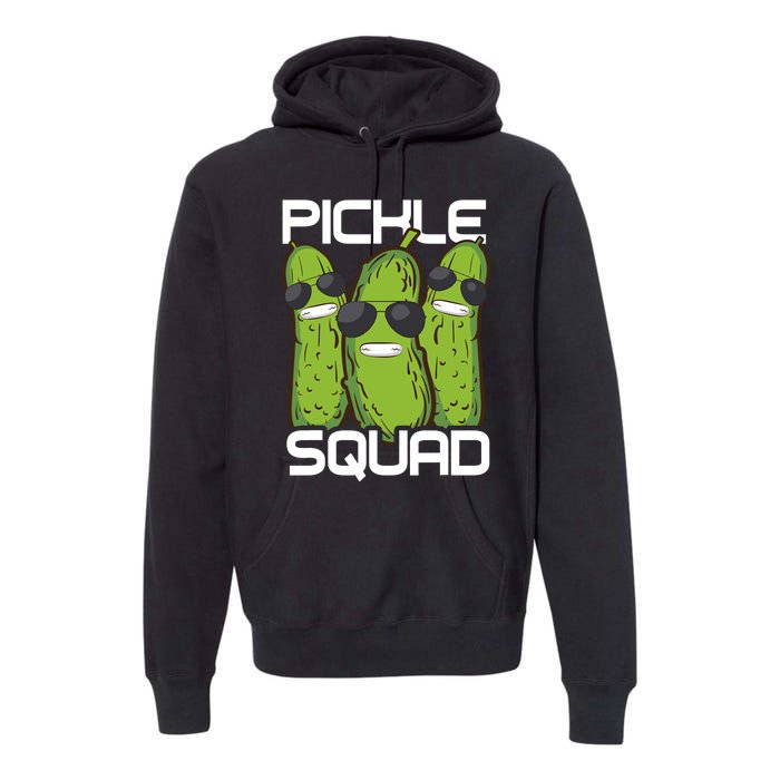 Funny Pickle Squad Novelty Gift Big Dill Gang Lover Premium Hoodie