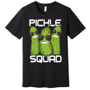 Funny Pickle Squad Novelty Gift Big Dill Gang Lover Premium T-Shirt