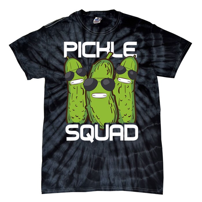 Funny Pickle Squad Novelty Gift Big Dill Gang Lover Tie-Dye T-Shirt