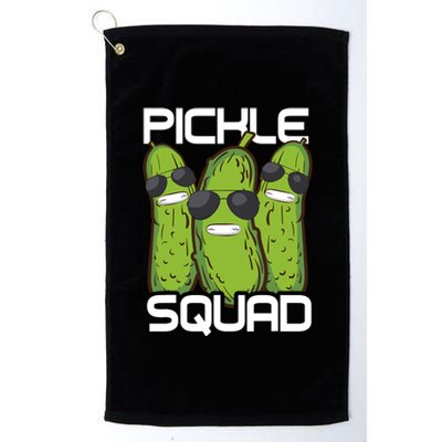 Funny Pickle Squad Novelty Gift Big Dill Gang Lover Platinum Collection Golf Towel