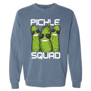 Funny Pickle Squad Novelty Gift Big Dill Gang Lover Garment-Dyed Sweatshirt