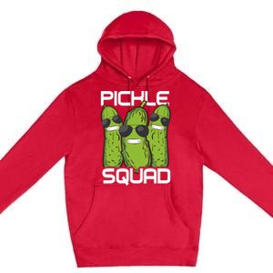 Funny Pickle Squad Novelty Gift Big Dill Gang Lover Premium Pullover Hoodie