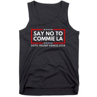 Funny Political Say No To Commie La Vote Trump Vance 2024 Tank Top