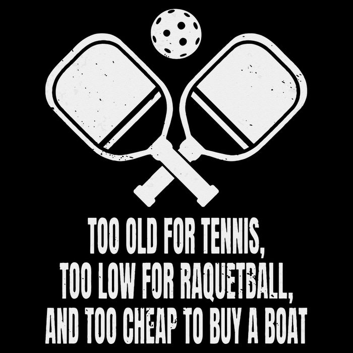 Funny Pickleball Saying Pickleball Quote Too Old For Tennis 16 in Basic Backpack