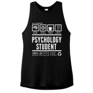 Funny Psychology Student Handling Information Ladies PosiCharge Tri-Blend Wicking Tank