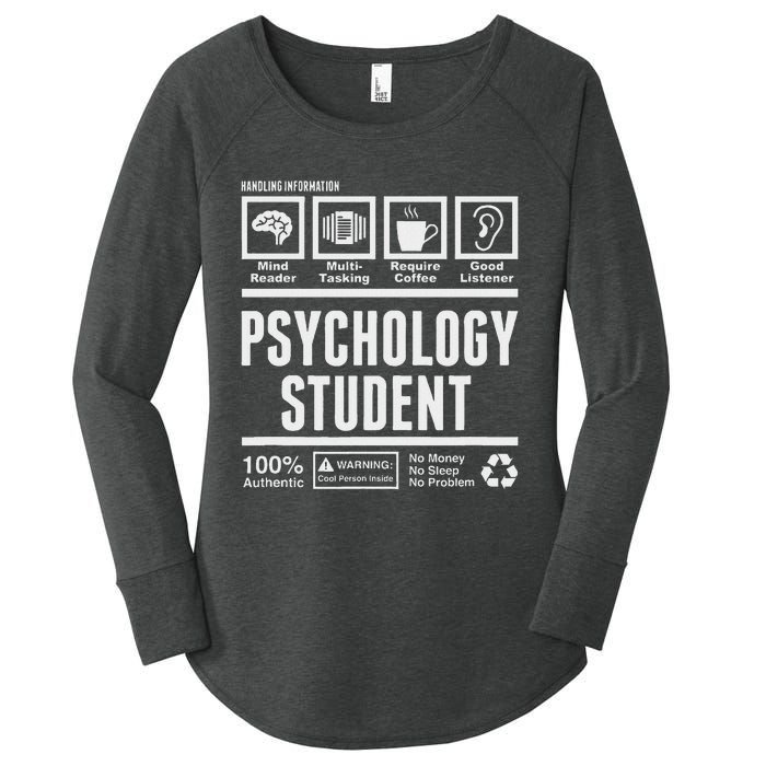 Funny Psychology Student Handling Information Women's Perfect Tri Tunic Long Sleeve Shirt