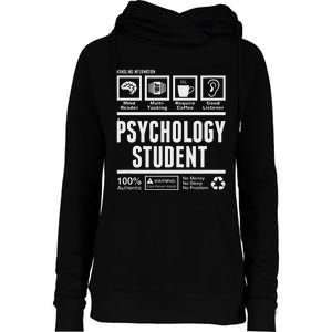 Funny Psychology Student Handling Information Womens Funnel Neck Pullover Hood