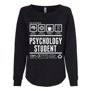 Funny Psychology Student Handling Information Womens California Wash Sweatshirt