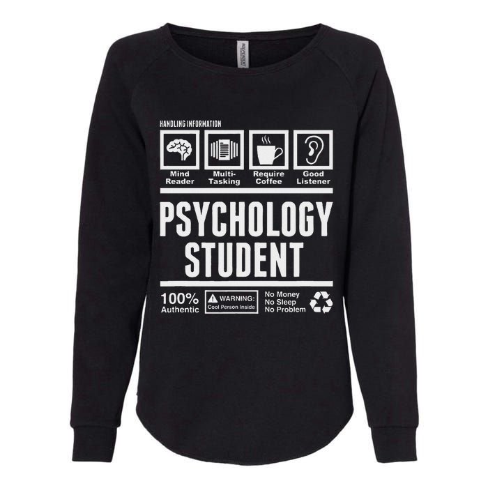 Funny Psychology Student Handling Information Womens California Wash Sweatshirt