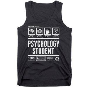 Funny Psychology Student Handling Information Tank Top