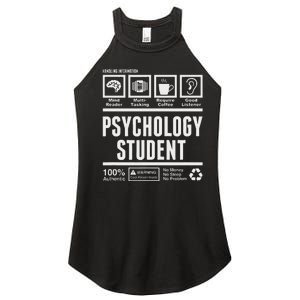 Funny Psychology Student Handling Information Women's Perfect Tri Rocker Tank