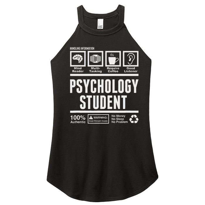 Funny Psychology Student Handling Information Women's Perfect Tri Rocker Tank