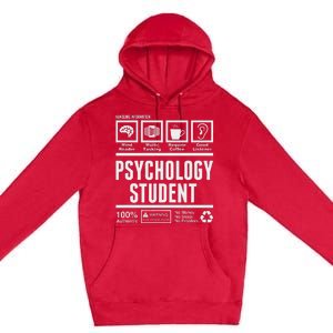 Funny Psychology Student Handling Information Premium Pullover Hoodie