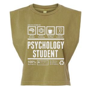 Funny Psychology Student Handling Information Garment-Dyed Women's Muscle Tee