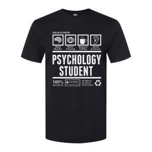 Funny Psychology Student Handling Information Softstyle CVC T-Shirt