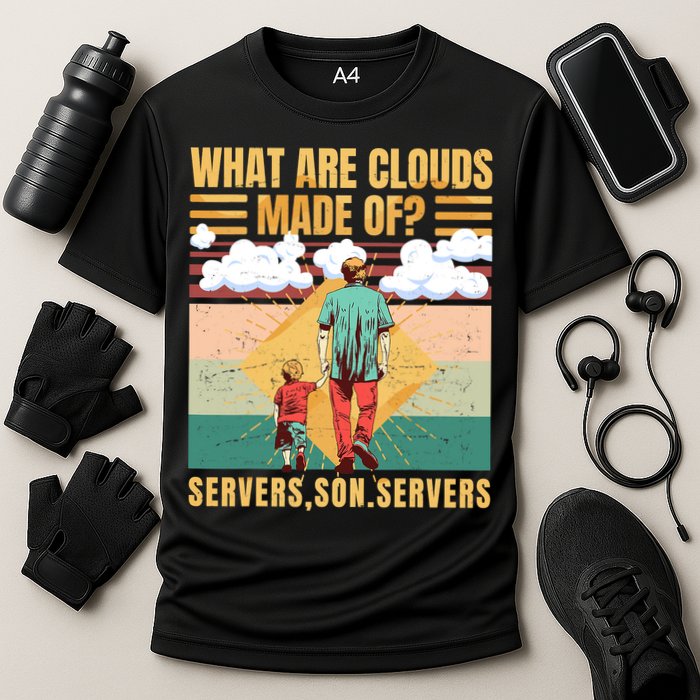 Funny Programmer Software Developer Computer Engineer Nerd Vintage Cooling Performance Crew T-Shirt