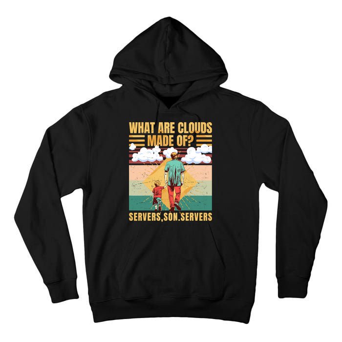 Funny Programmer Software Developer Computer Engineer Nerd Vintage Tall Hoodie
