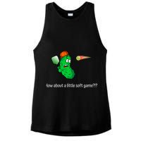 Fun Pickleball, Soft Game, Scared Pickle Ladies PosiCharge Tri-Blend Wicking Tank