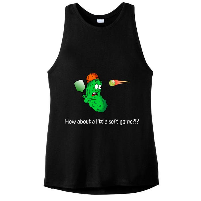 Fun Pickleball, Soft Game, Scared Pickle Ladies PosiCharge Tri-Blend Wicking Tank