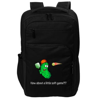 Fun Pickleball, Soft Game, Scared Pickle Impact Tech Backpack