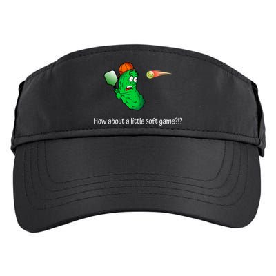 Fun Pickleball, Soft Game, Scared Pickle Adult Drive Performance Visor