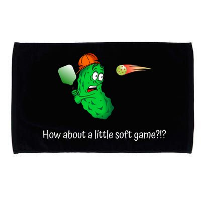 Fun Pickleball, Soft Game, Scared Pickle Microfiber Hand Towel