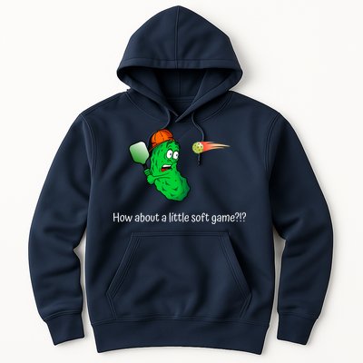Fun Pickleball, Soft Game, Scared Pickle Hoodie