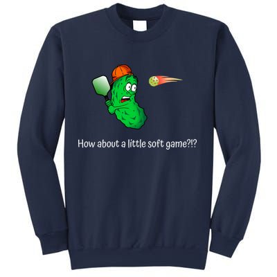 Fun Pickleball, Soft Game, Scared Pickle Sweatshirt