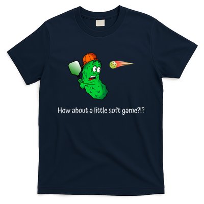 Fun Pickleball, Soft Game, Scared Pickle T-Shirt