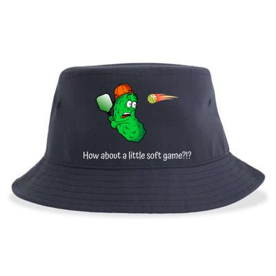 Fun Pickleball, Soft Game, Scared Pickle Sustainable Bucket Hat