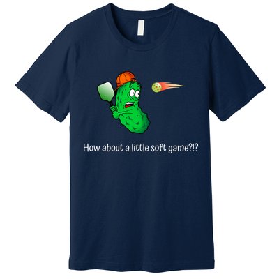Fun Pickleball, Soft Game, Scared Pickle Premium T-Shirt