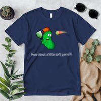 Fun Pickleball, Soft Game, Scared Pickle Premium T-Shirt
