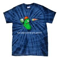 Fun Pickleball, Soft Game, Scared Pickle Tie-Dye T-Shirt