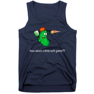 Fun Pickleball, Soft Game, Scared Pickle Tank Top