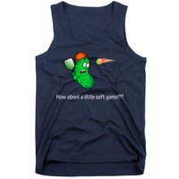 Fun Pickleball, Soft Game, Scared Pickle Tank Top