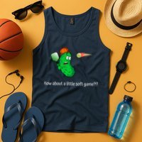 Fun Pickleball, Soft Game, Scared Pickle Tank Top