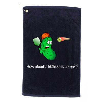 Fun Pickleball, Soft Game, Scared Pickle Golf Towel