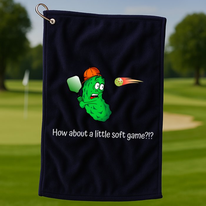 Fun Pickleball, Soft Game, Scared Pickle Golf Towel