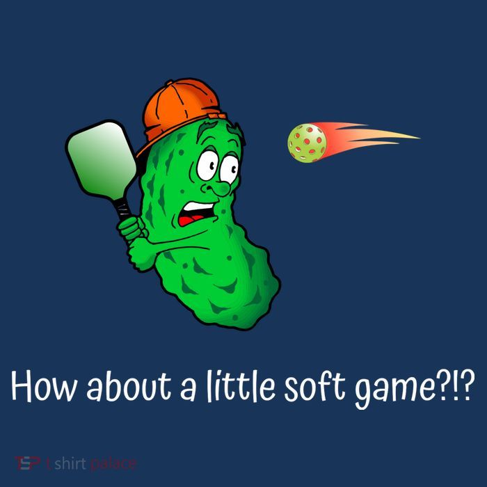 Fun Pickleball, Soft Game, Scared Pickle Toddler T-Shirt