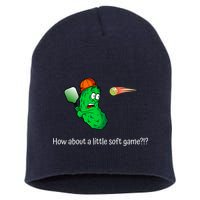 Fun Pickleball, Soft Game, Scared Pickle Short Acrylic Beanie
