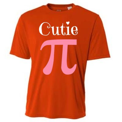 Funny Pi Symbol Gift Cutie Pie National Pi Day Tee Gift Cooling Performance Crew T-Shirt