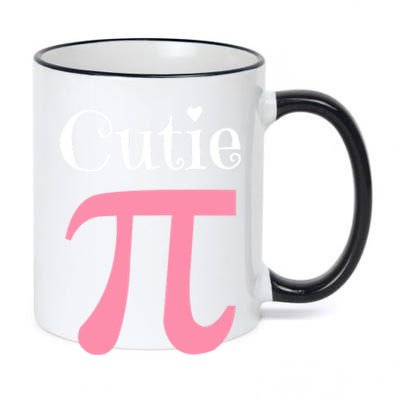 Funny Pi Symbol Gift Cutie Pie National Pi Day Tee Gift 11oz Black Color Changing Mug