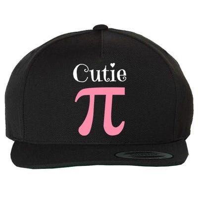 Funny Pi Symbol Gift Cutie Pie National Pi Day Tee Gift Wool Snapback Cap