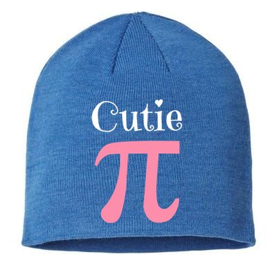 Funny Pi Symbol Gift Cutie Pie National Pi Day Tee Gift Sustainable Beanie